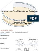 Karbohidratlar Temel Kavramlar Ve Metabolizma Dr. Behice ZEREN