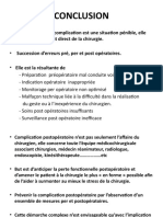 9 Conclusion Complications Post Opératoires