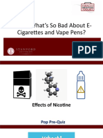 What’s So Bad About E-cigs Vapes_