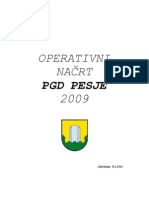 PGD Pesje - Operativni Načrt 2011