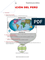 Ubicación y extensión del Perú