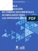 GUiA TECNICA DE ORGANIZACION DE FONDOS DOCUMENTALES ACUMULADOS PDF