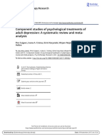 Component Studies of Psychological Treatments of Adult Depression - Cuijpers (2017)