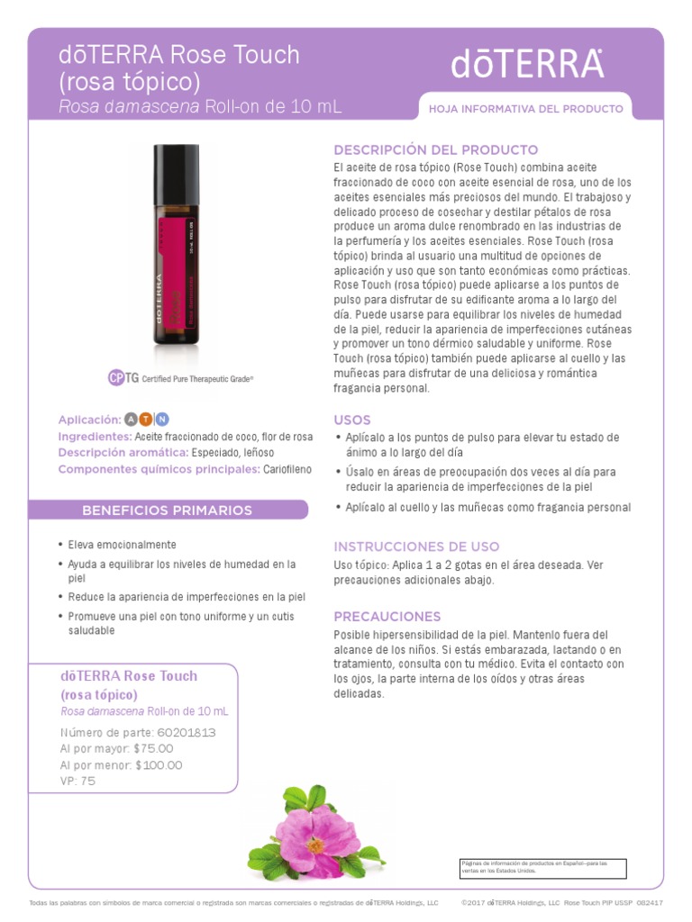 Rose Touch Pip SP | PDF | Rosa | Perfume