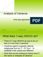 1-Way Analysis of Variance