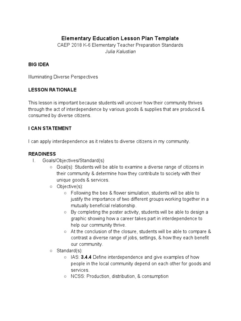 Social Studies Lesson Plan 2 | PDF | Flowers | Bees