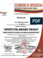 Certificado Acls Juan PDF