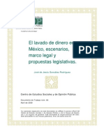 Lavado de dinero en México: escenarios, marco legal y propuestas