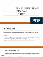 Analisa Jurnal Penelitian Dengan PICO