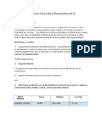 Actividad Sobre La Estructura Financiera de La Empresa