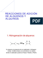 Módulo Tema 07 - Reacciones de Adición de Alquenos y Alquinos