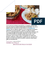 Recetas Con POLLO