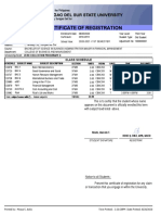 Certificate of Registration: 2020-2021 / 1ST SEMESTER - , Tandag City, Surigao Del Sur