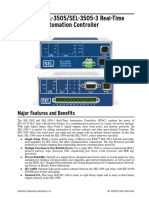 SEL-3505/SEL-3505-3 Real-Time Automation Controller: Major Features and Benefits