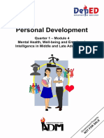 Signed Off - Personality Developent11 - q1 - m4 - Mental Health, Well-Being and Emotional Intelligence in Middle and Late Adolescence - v3 PDF