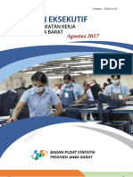 Laporan Eksekutif Keadaan Angkatan Kerja Provinsi Jawa Barat Agustus 2017 PDF