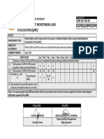 Process Quality Monitoring and Evaluation (Qme)