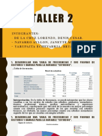 Diapositivas Taller 2 - de La Cruz, Navarro, Yarupaita