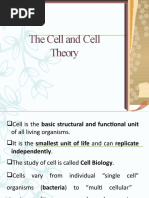 Cell and Cell Theory