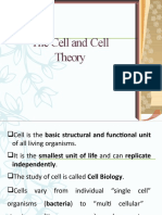 The Basic Unit of Life - Cell Theory
