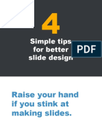 4 Simple Tips For Better Slides