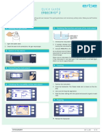 Quick Guide Erbecryo 2: Necessary Operating Steps