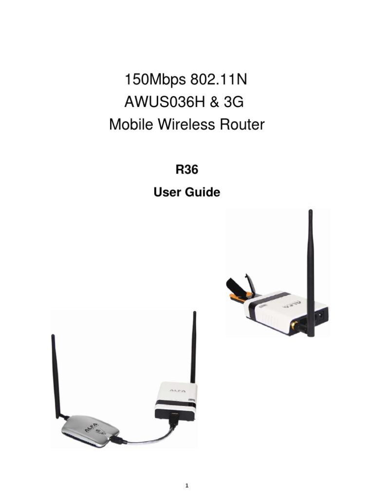 ALFA NETWORK R36 User Manual | Wireless Lan | Virtual Private Network