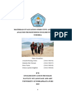 Materials Evaluation Subjective and Objective Analysis From Business English For Ipps of Unindra