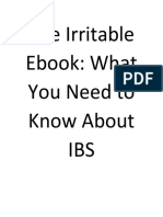 The Irritable Ebook: What You Need To Know About IBS