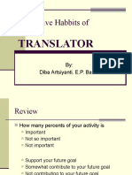Ineffective Habbit Translator