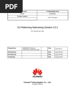 GU Refarming Network Solution V2.3