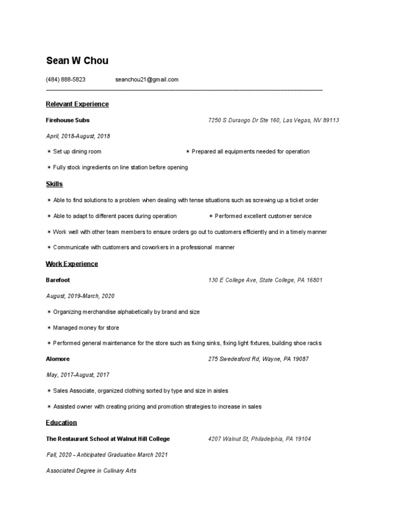 SWC Resume | PDF