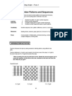 Form1 - Mat - 2 (NUMBER PATTERNS AND SEQUENCES)