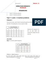 Optimal Sequencing of Six Jobs on Two Machines