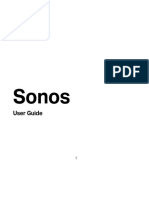 Sonos User Guide