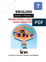 English: Transcoding Linear and Non-Linear Texts