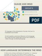 Thinking Human Brain PowerPoint Diagram Template