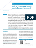 Radiological Study of The Temporal Bone in Chronic Otitis Media: Prospective Study of 50 Cases