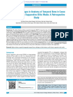 Radiological Changes in Anatomy of Temporal Bone in Cases of Unsafe Chronic Suppurative Otitis Media: A Retrospective Study