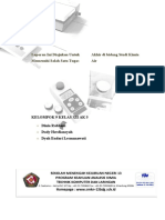Laporan Ini Diajukan Untuk Memenuhi Salah Satu Tugas Akhir Di Bidang Studi Kimia Air