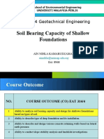 EAT314 Soil Bearing Capacity of Shallow Foundations - 0