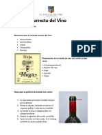 Servicio Correcto Del VinoDreams