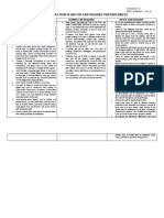 Tabulated Action Plan For Earthquake Preparedness: Before Earthquake During Earthquake After Earthquake