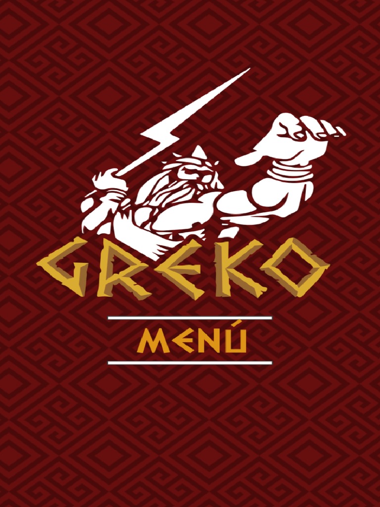 Menu Greko PDF
