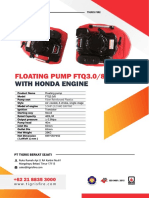 Floating Pump Ftq3.0/8: With Honda Engine