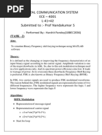 Digital Communication System ECE - 4001 L-41+42 Submitted To:-Prof Nandakumar S