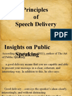 10 Principle of Speech Delivery