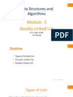 Data Structure Module-3 Doubly Linked List