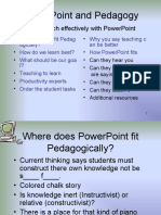 Powerpoint and Pedagogy: How To Teach Effectively With Powerpoint