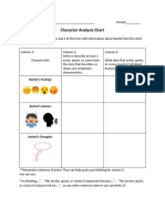 Character Analysis Worksheet